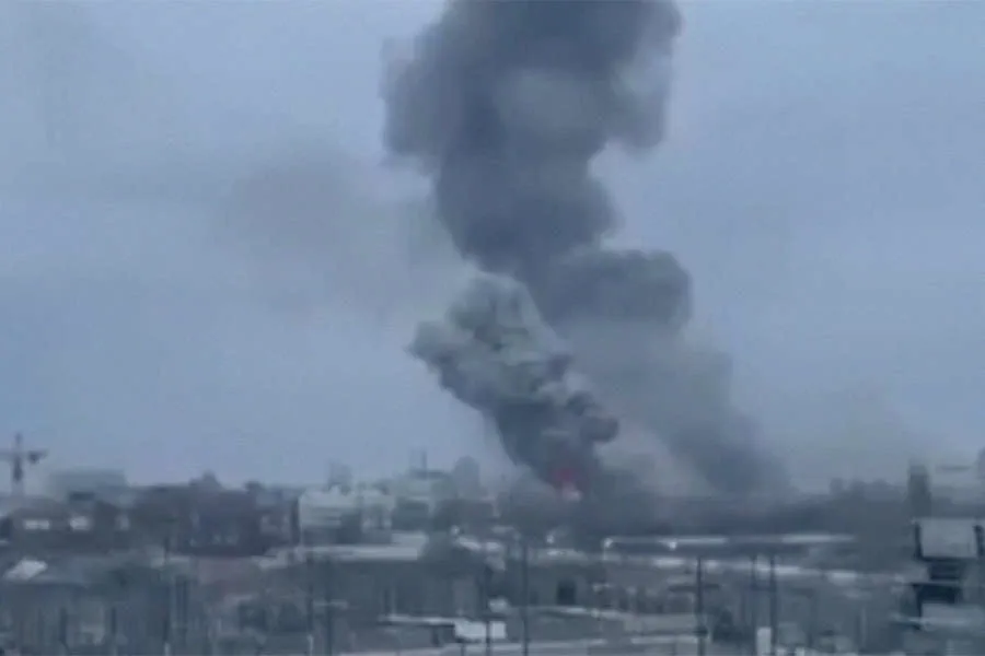 Satellite Images Show Alleged Attack on Ukraine's State Enterprise Antonov