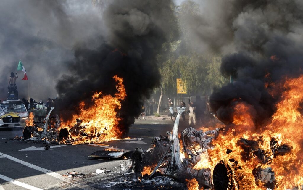 Alleged Shadowy Democratic Network Accused of Orchestrating U.S. Protests, Fueling Controversy