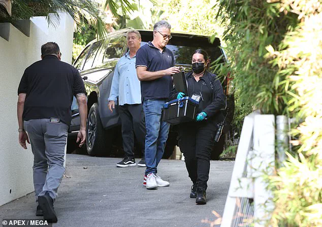 Crime Scene Investigators at Brad Pitt's LA Mansion After Robbery and Vandalism Incident