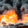 Explosion and Fire in Central Israel Triggered by Intercepted Iranian Missile Component
