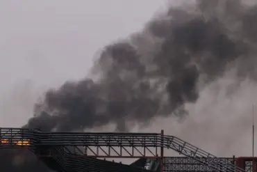 Russian Governor Reports Drone-Induced Fire Damage, Prompting Emergency Response in Engels