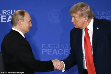 Putin's Knee Jolting During Trump Summit Sparks Speculation on Diplomatic Tensions