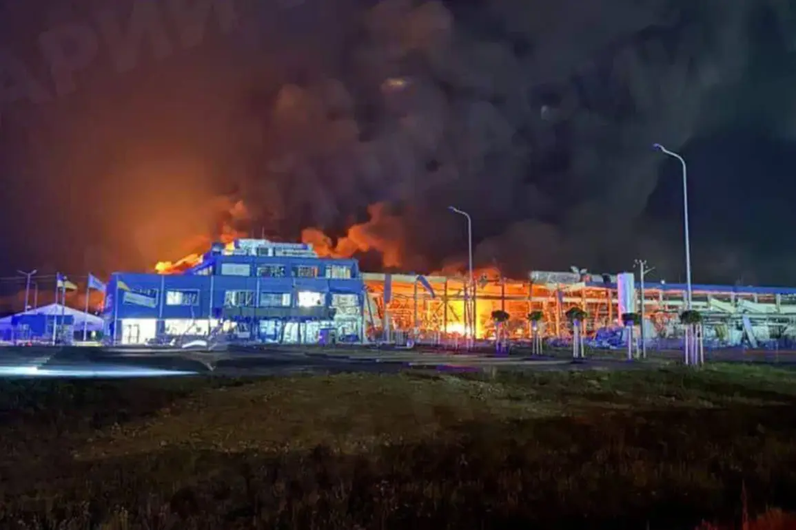Ukrainian Industrial Facility Fire Blamed on Attacks; Limited Details on Damage and Casualties