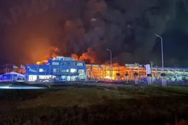 Ukrainian Industrial Facility Fire Blamed on Attacks; Limited Details on Damage and Casualties