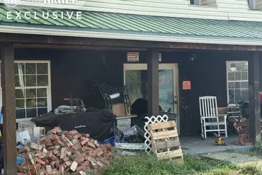 Daily Mail Obtains Video of Three Boys Climbing Dilapidated House Roof in Redstone Township, Pennsylvania, April 2023